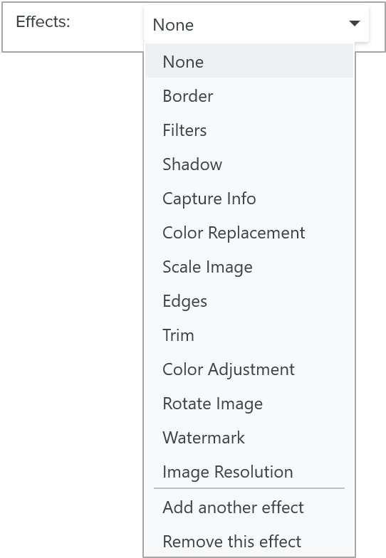 Capture effects on Windows
