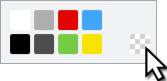 transparent fill on Windows