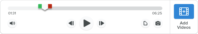 Video playback toolbar