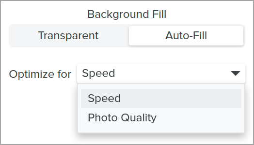 Background Fill options