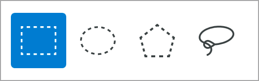 Selection shapes