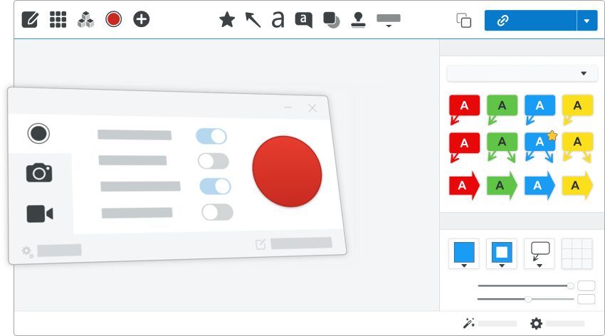 Updated Snagit Capture and Editor interface