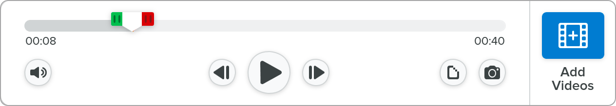 Video playback toolbar
