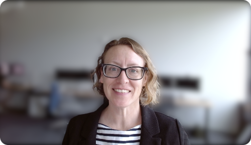 Camera example with blurred background