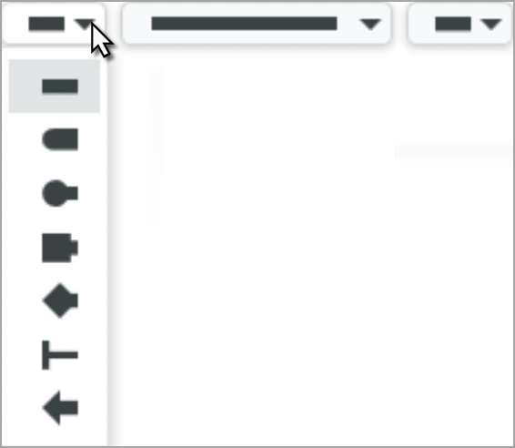 Line style options