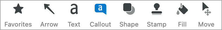 Snagit Editor toolbar
