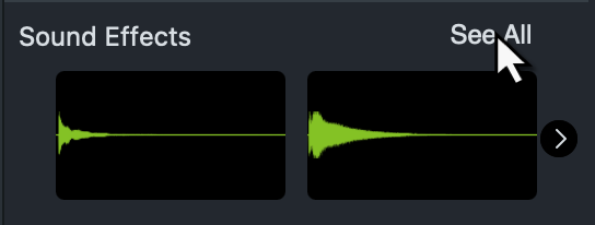 See All option for Sound Effects