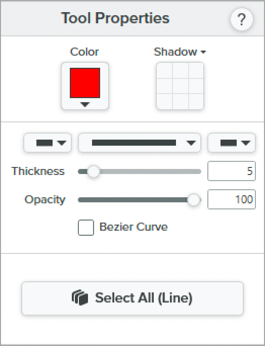 Line properties