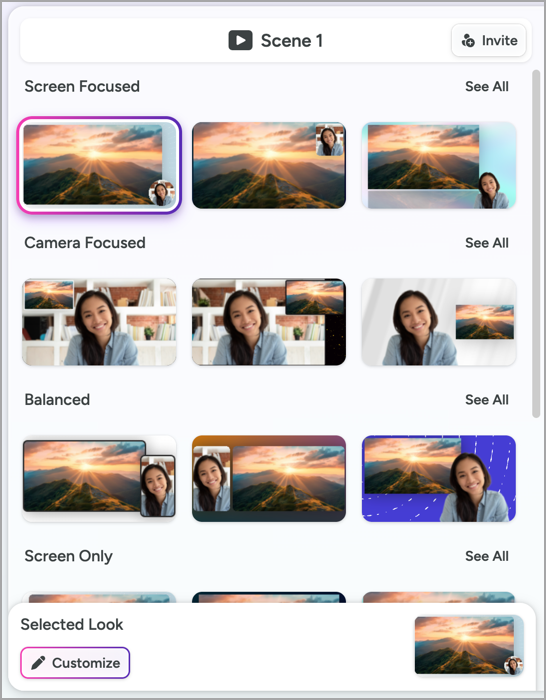 Looks for screen and camera