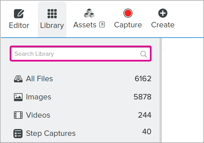 Library search
