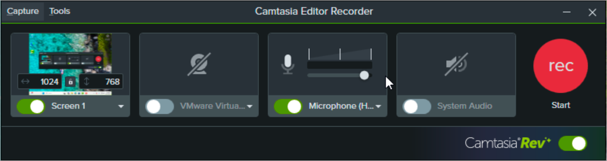 Camtasia recorder