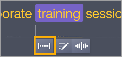 Audiate silence selection option