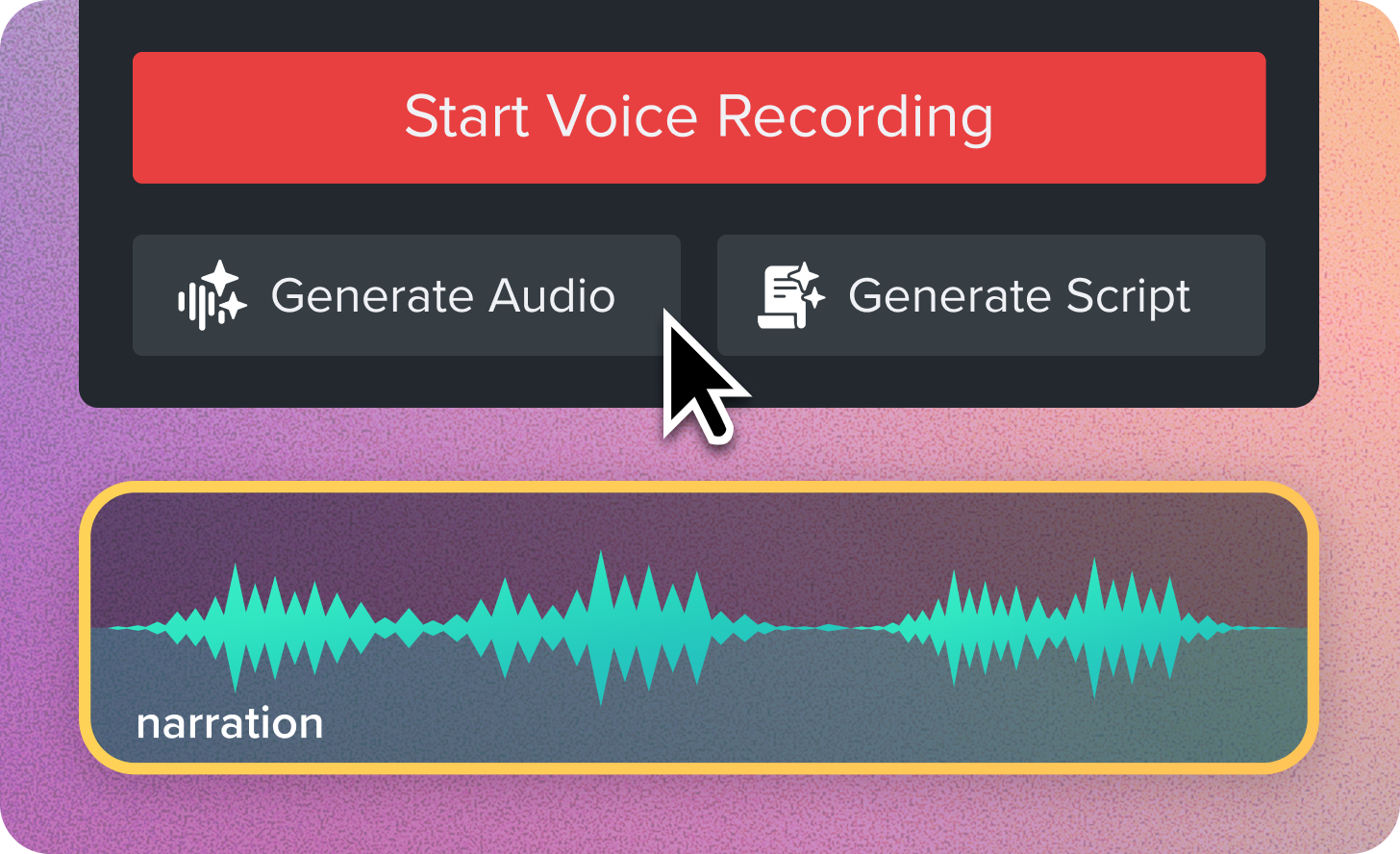 Generate Audio button
