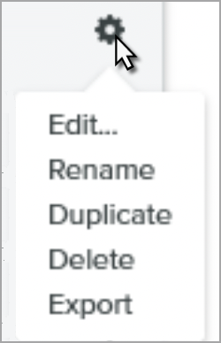 Preset Properties dropdown