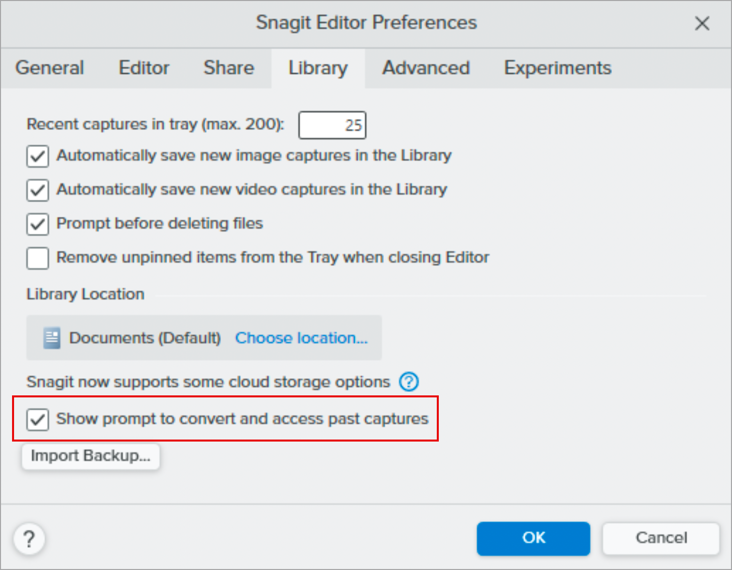 Preference to show conversion prompt