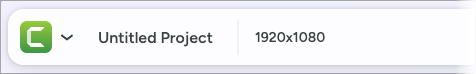 Click Untitle Project to enter a project name