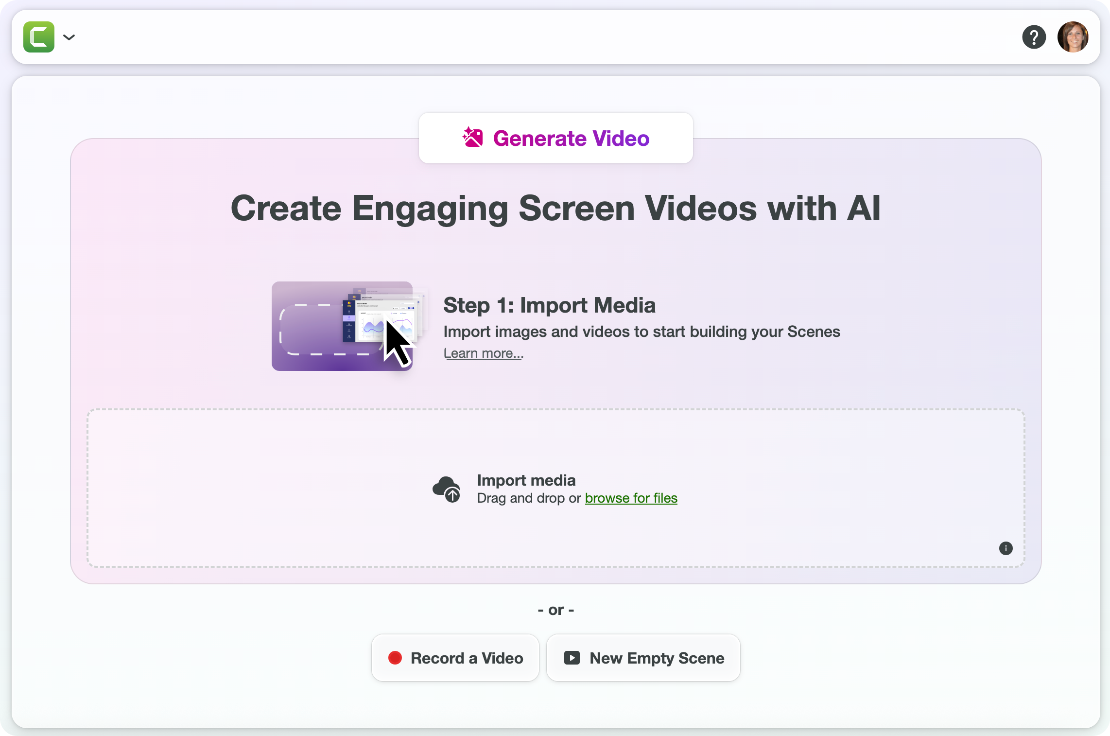 import media screen