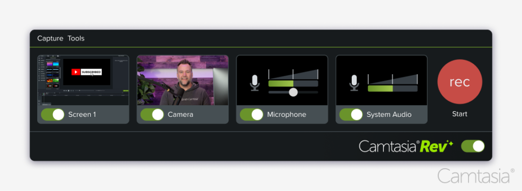camtasia recording window