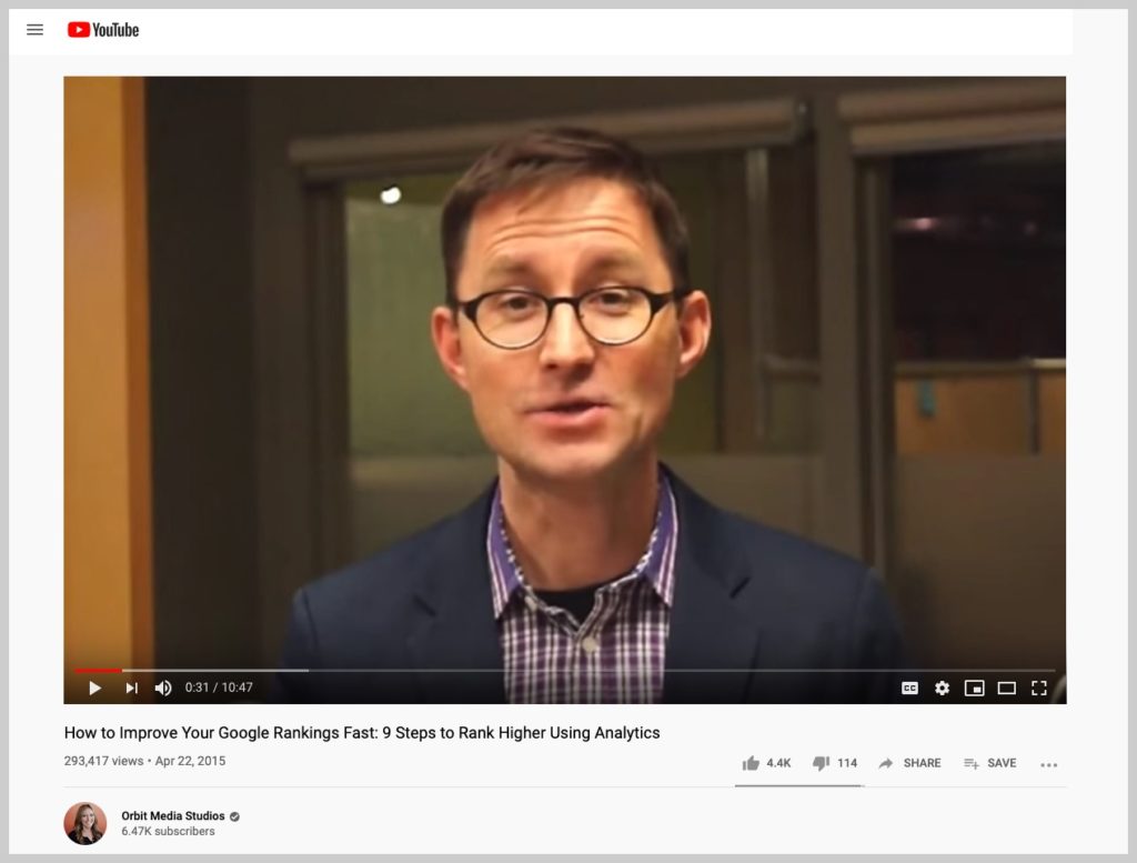 andy crestodina video quality example