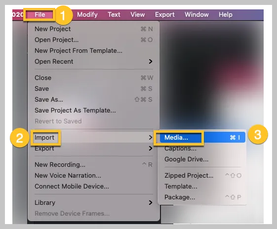 How to import media to Camtasia