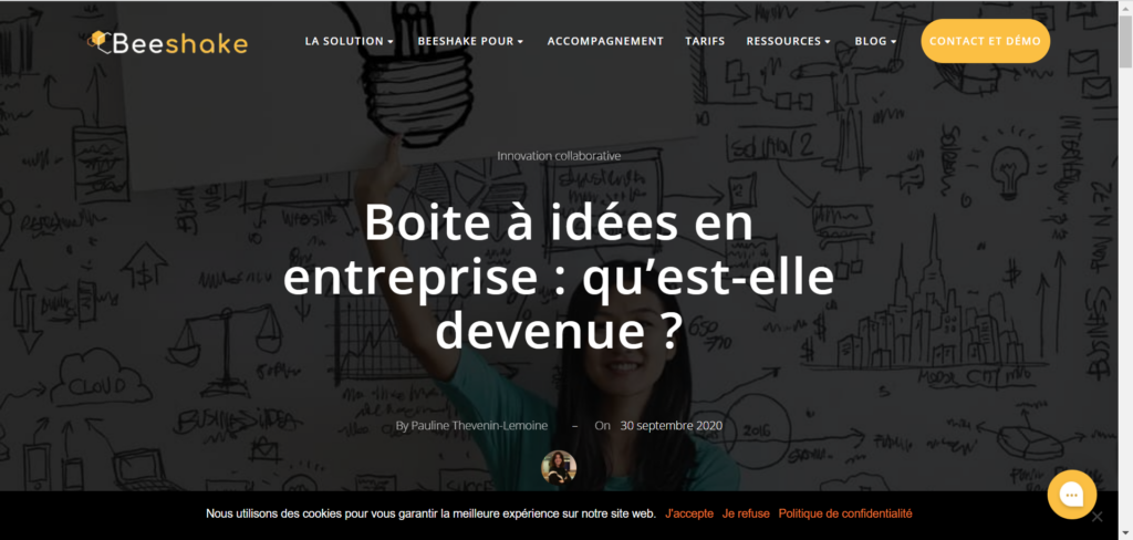 Beeshake, outil de communication interne.
