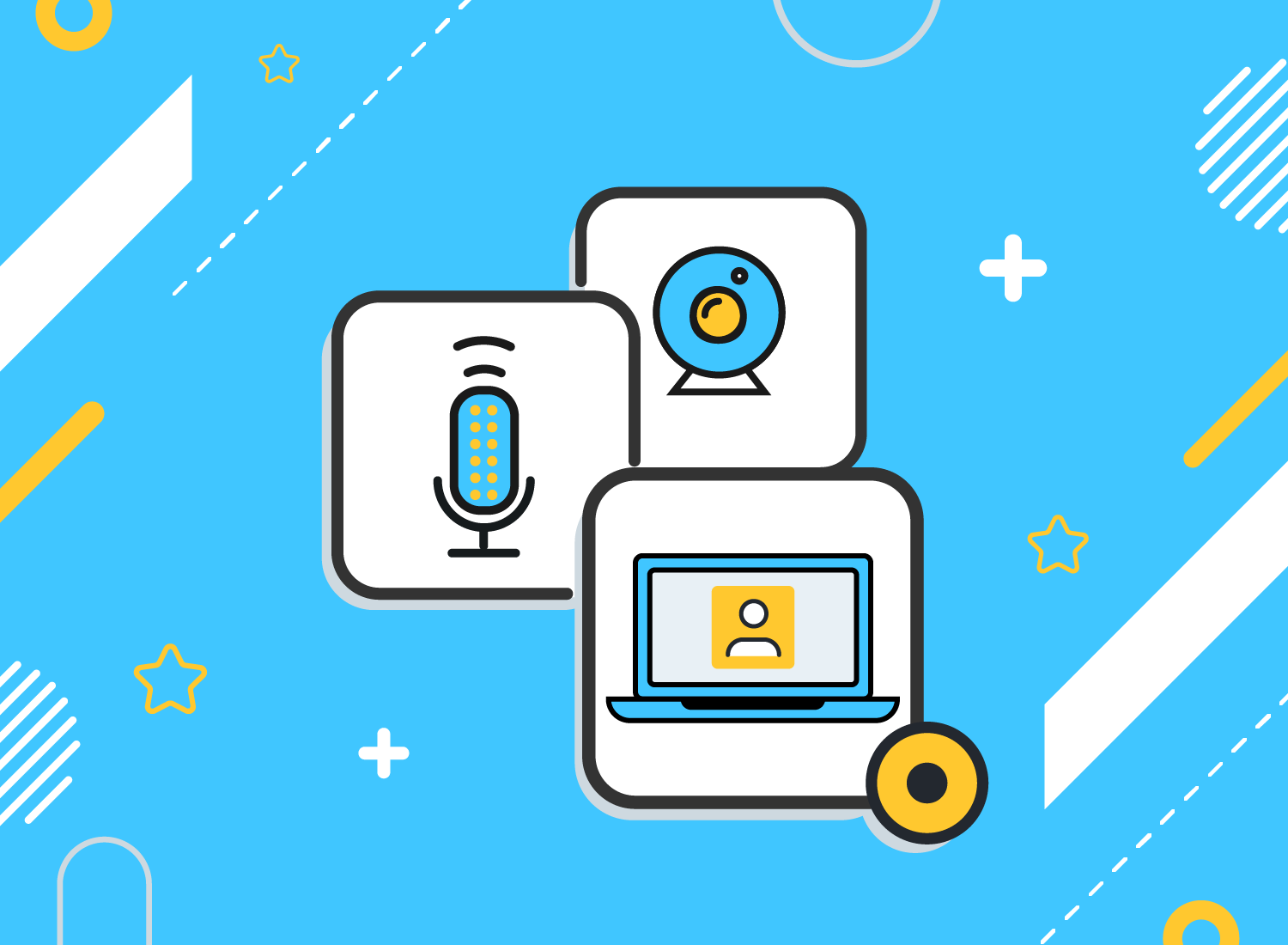 There are a lot of great options for recording your Skype calls and Google Hangouts.