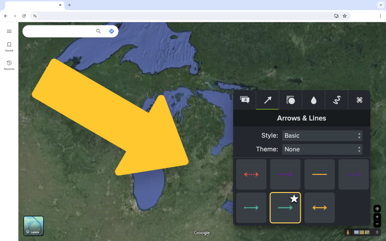 On-screen annotations