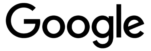 Google Logo in Black