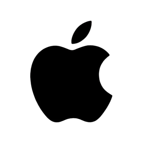 Apple Logo in Black