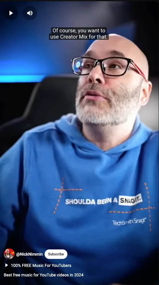 social media talking head video