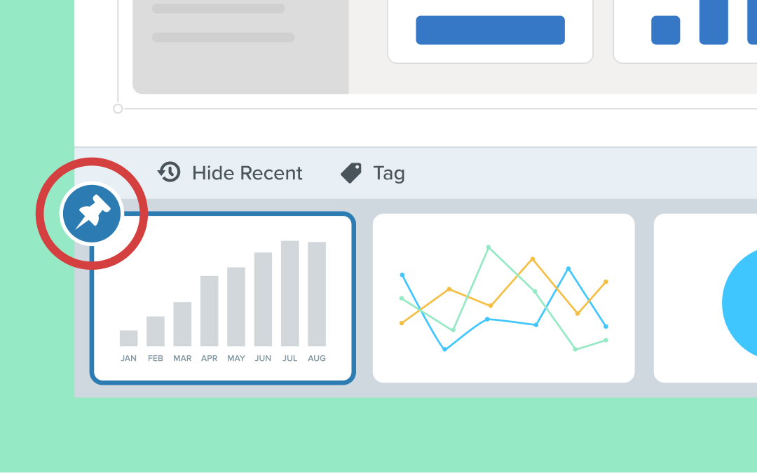 The first image in Snagit's recents tray is shown with a Pin icon circled on the image. 
