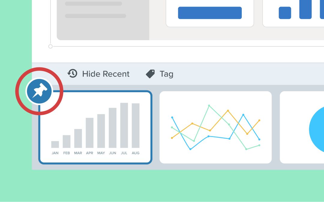 The first image in Snagit's recents tray is shown with a Pin icon circled on the image. 