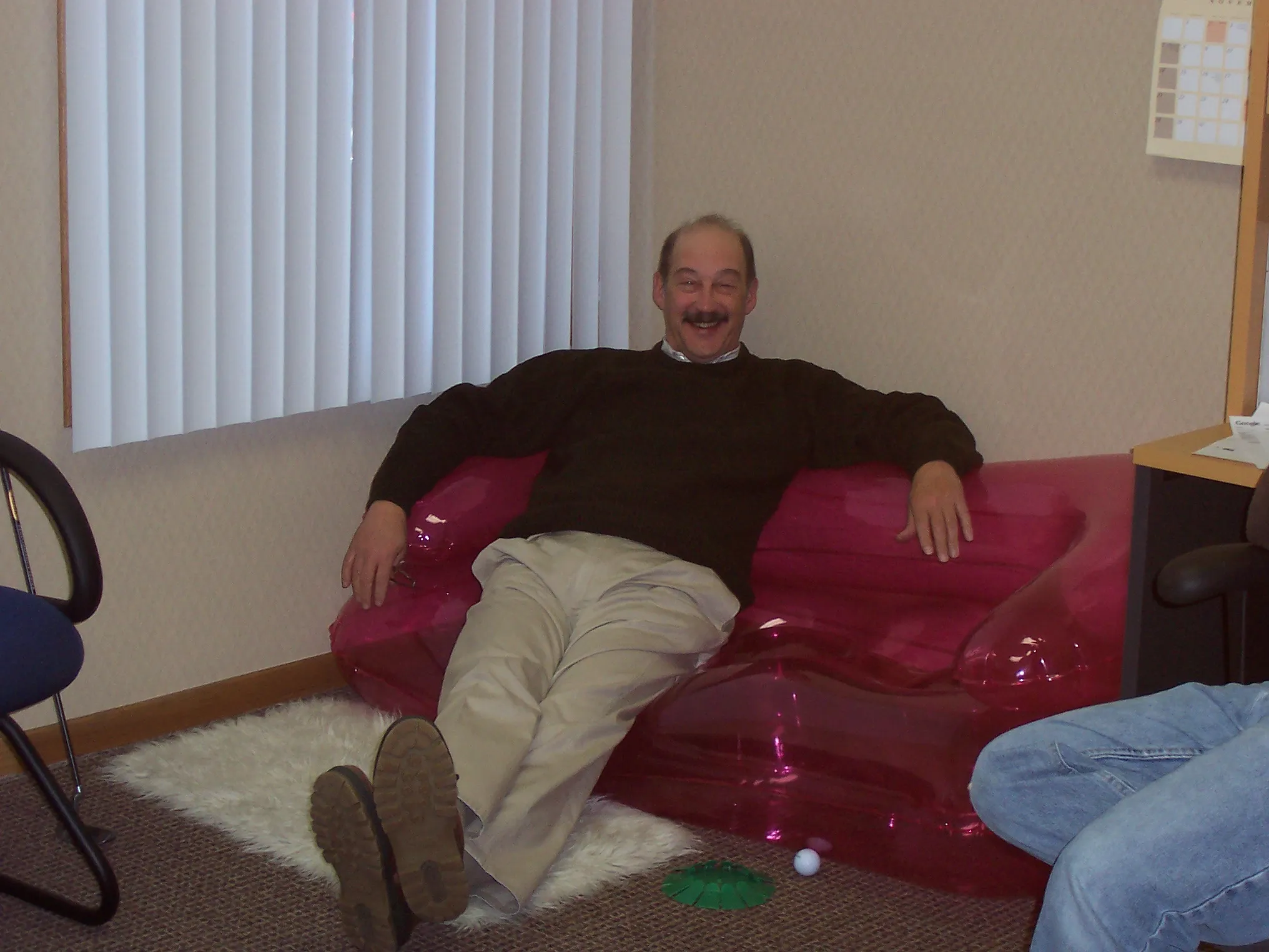 Bill in the office in 2005