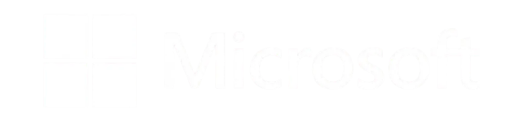 white microsoft logo