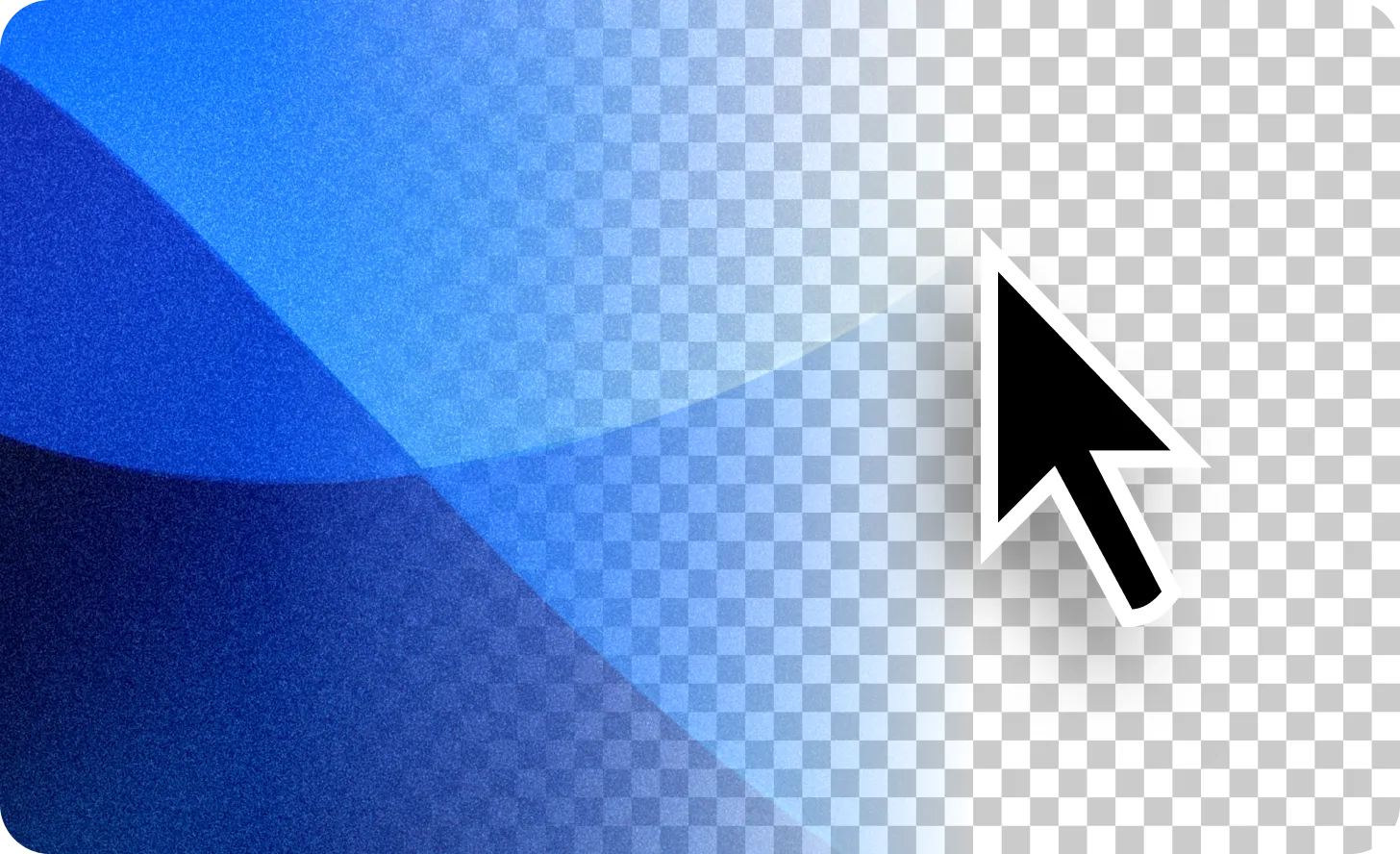 Mouse cursor shown without a background after cursor isolation is applied in Camtasia editor