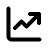 increasing scale icon