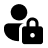person with lock icon